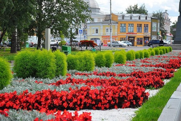 Клумба Казань