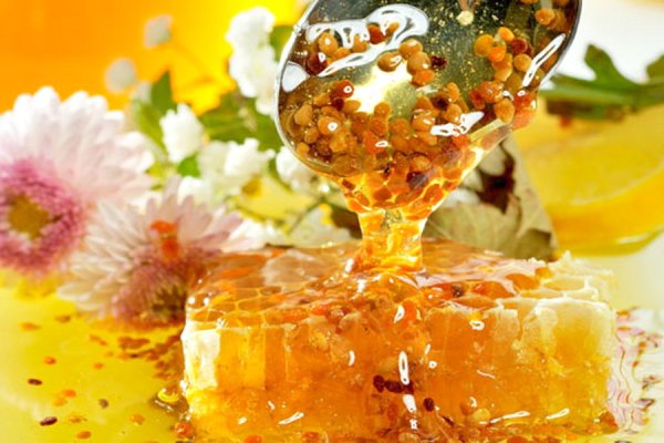 Мед соты цветы