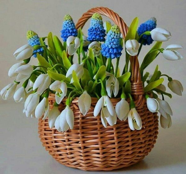 Ландыши в корзинке
