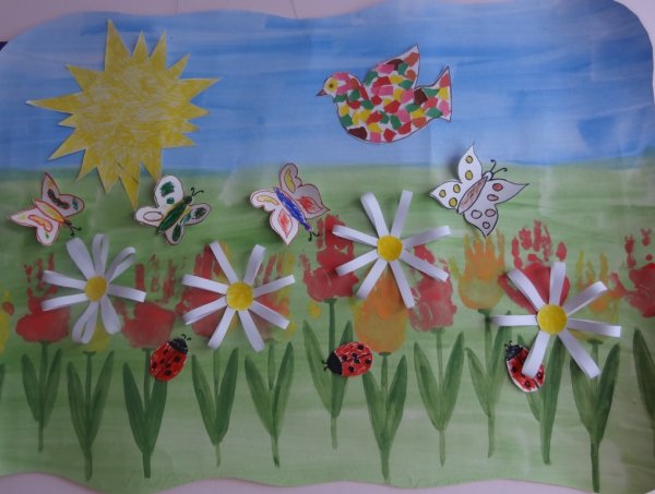 Аппликация на тему Россия