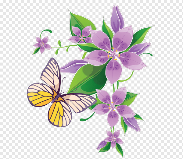 Цветочки прозрачные