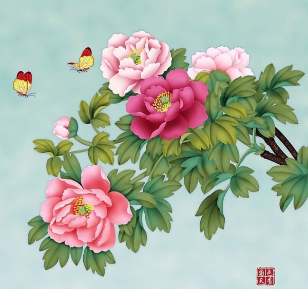 Пионы Корея