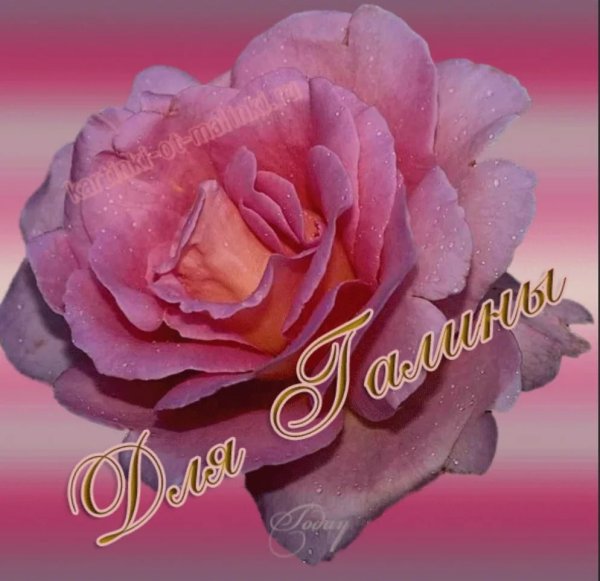 Открытка для Галины