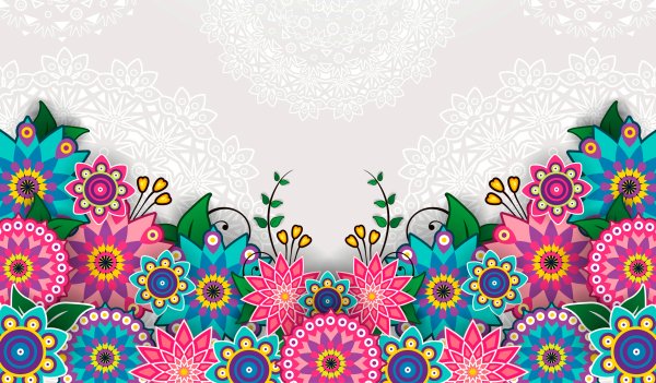 Цветные узоры