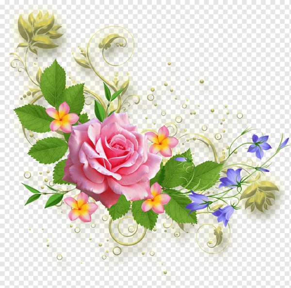 Цветочки для открытки