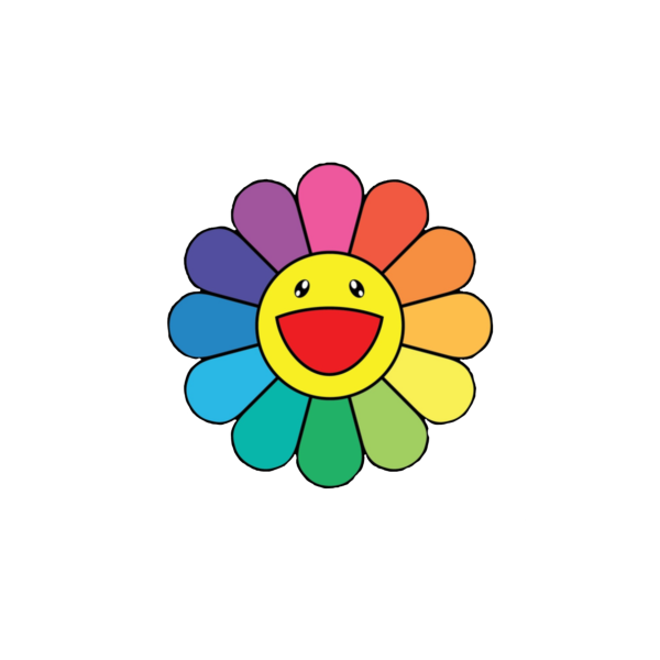 Murakami Flower Радужный