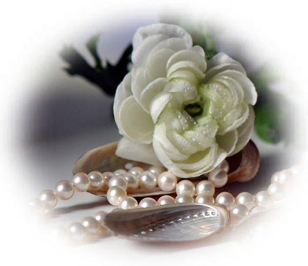 Жемчуг с цветами