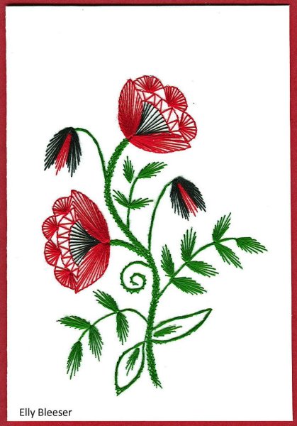 Изонить букет цветов