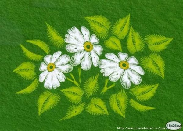 Техника вышивания изонить