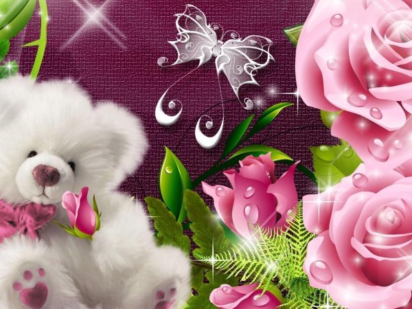 Фон с цветами