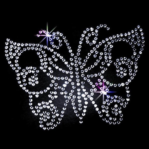 Аппликация из страз