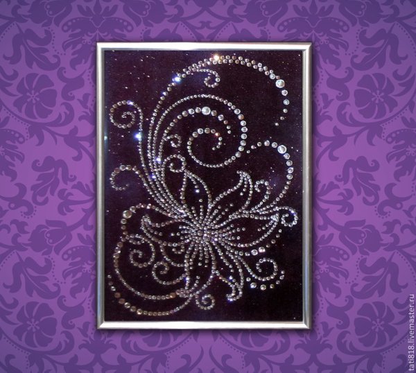 Панно из страз
