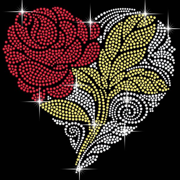 Роза из страз