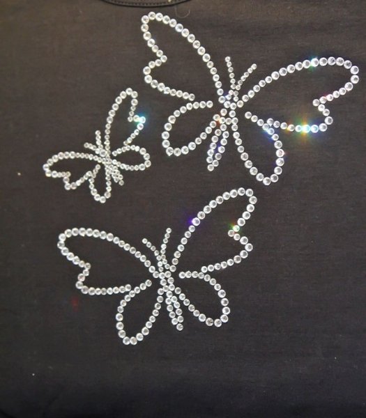 Бабочка из страз