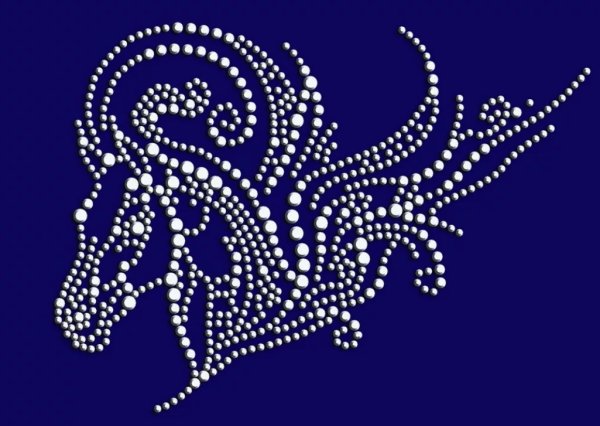 Трафарет для страз