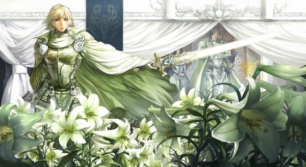 Рыцарь с цветами