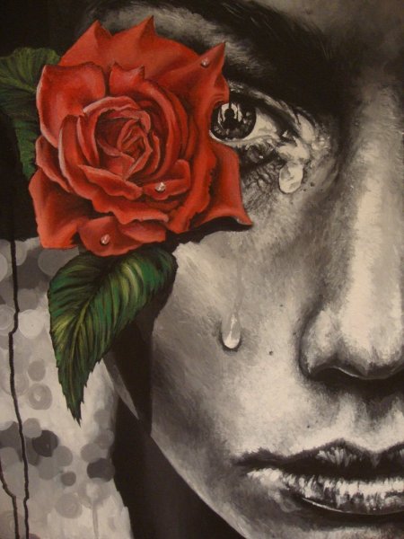 Печальная роза