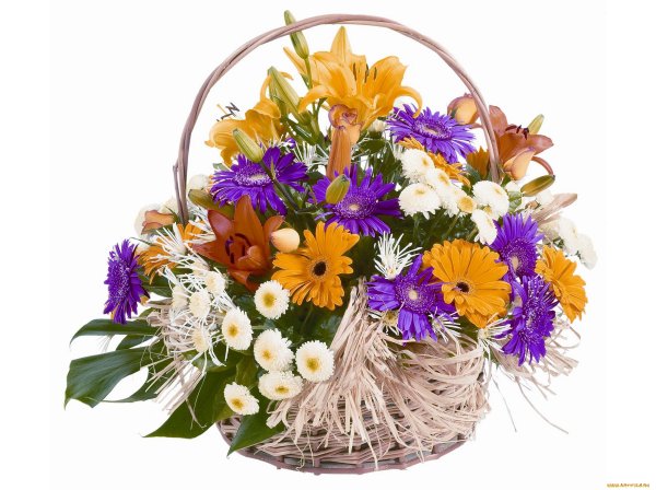 Корзинка с цветами
