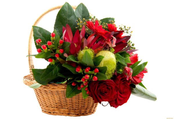 Корзинка цветов