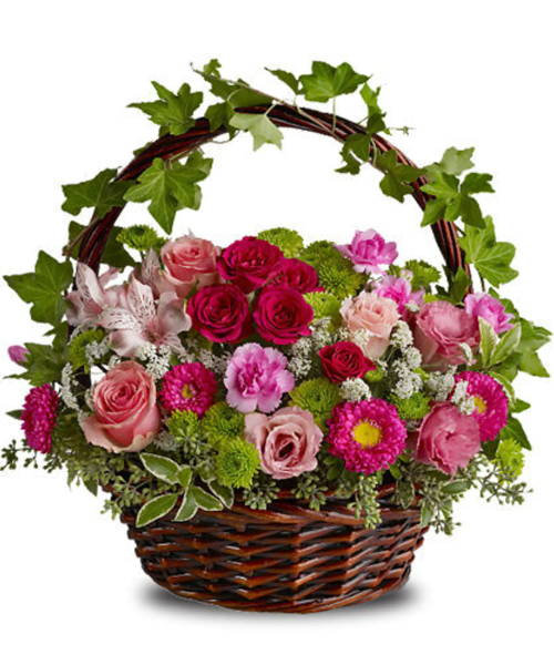 Корзинку цветов это для вас