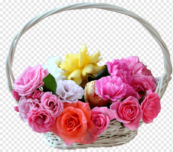 Корзина полевых цветов