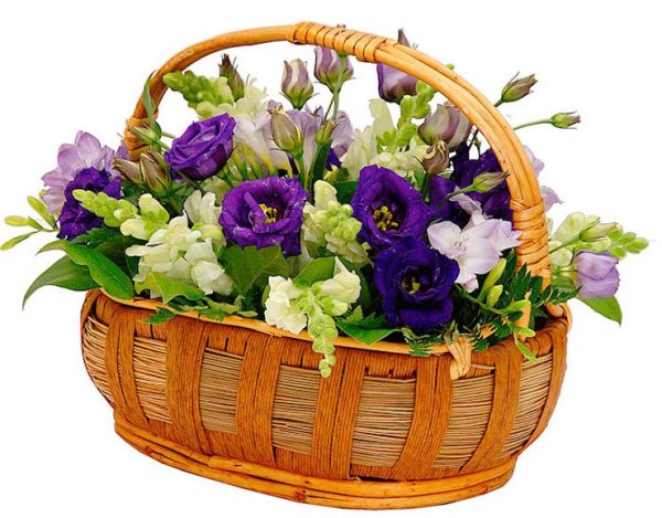 Корзина с цветами