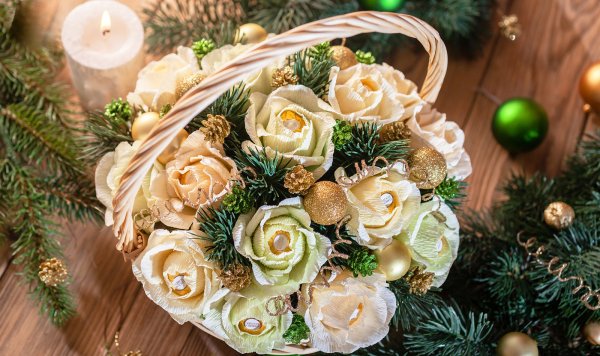 Букет на новый год