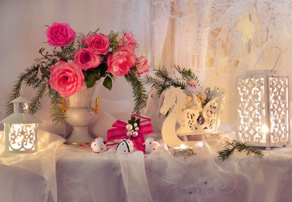 Новогодние натюрморты Валентины Коловой