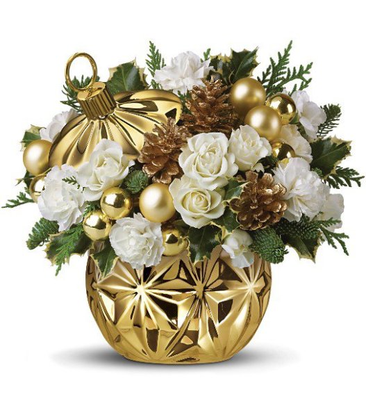 Новогодняя композиция Золотая