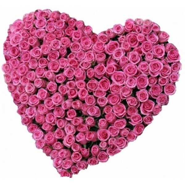 Сердечко из роз