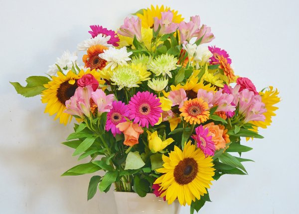 Букет "герберы и Сантини"