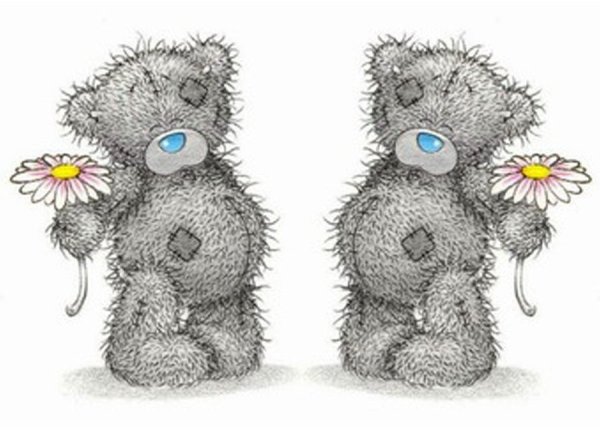 Мишка Тедди открытка