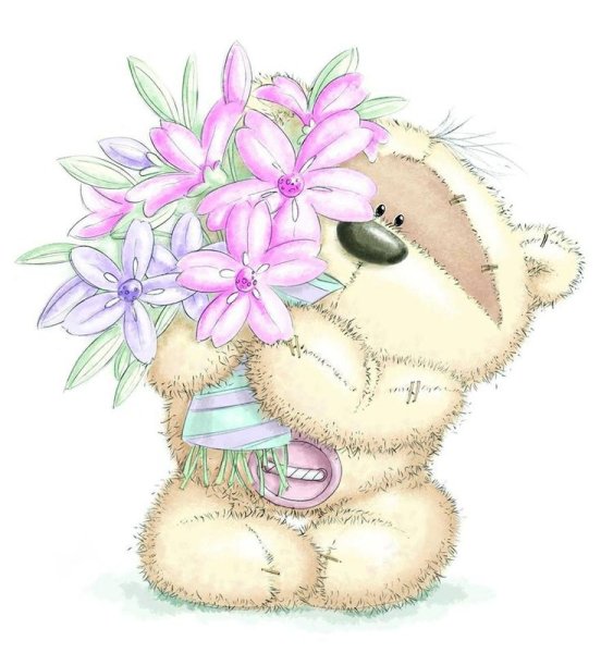 Открытки с мишками Физзи Мун