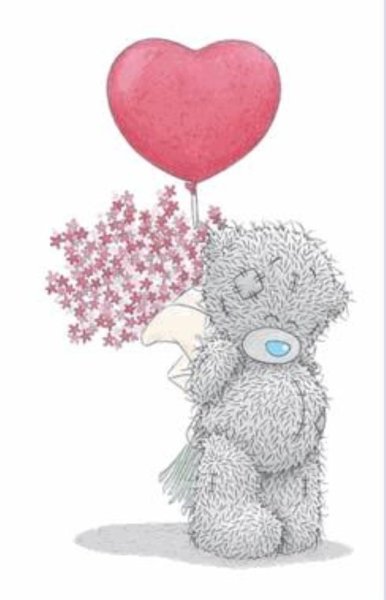 Мишка Тедди с букетом