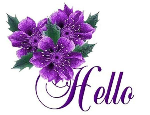 Открытка hello