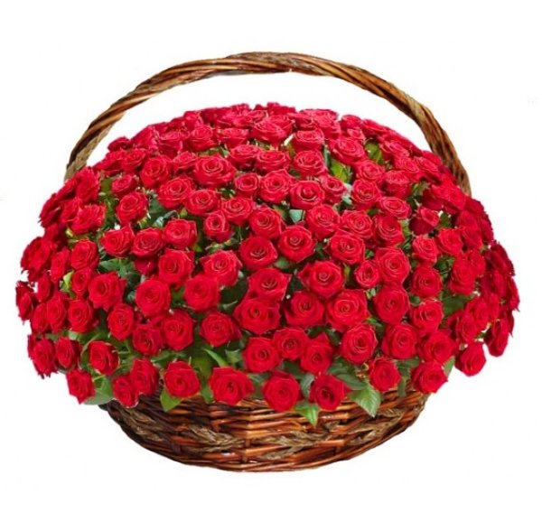 Корзина роз