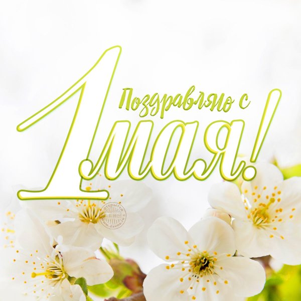 С цветущим Первомаем!
