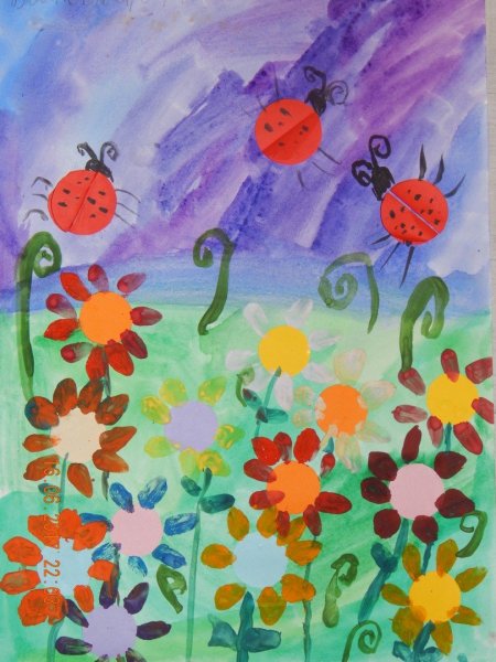 Рисование вальс цветов