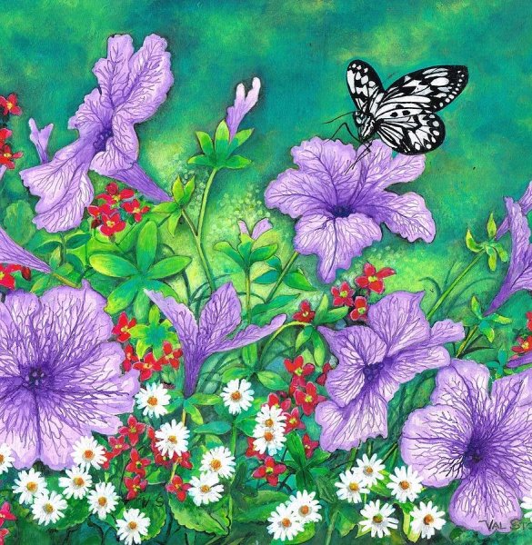 Вальс цветов рисунок