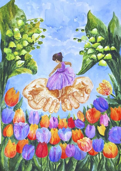 Абстрактные цветы