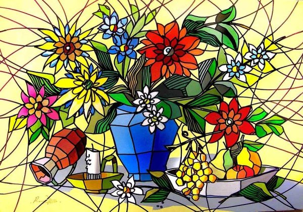 Декоративная Цветочная композиция