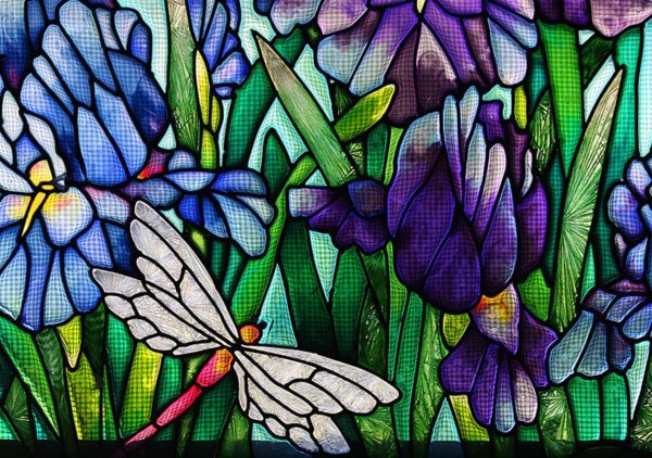 Вышитый витраж