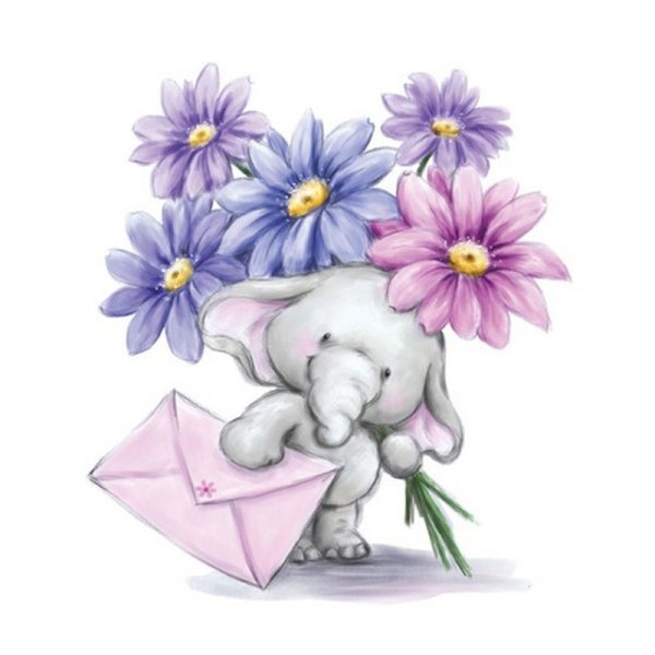 Зверюшка с цветочком