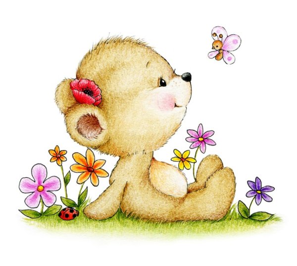 Зверушка с цветочком