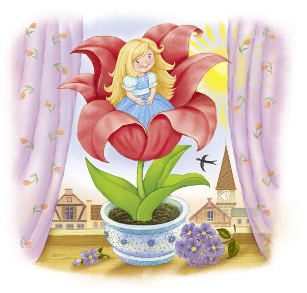 Сказки Андерсена Дюймовочка