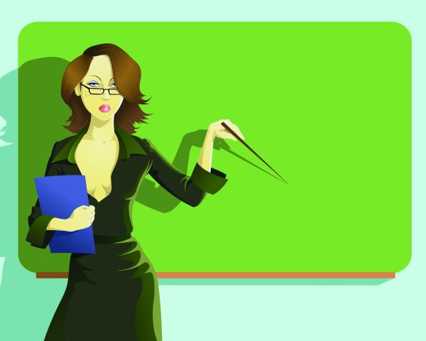 Учителю дарят цветы