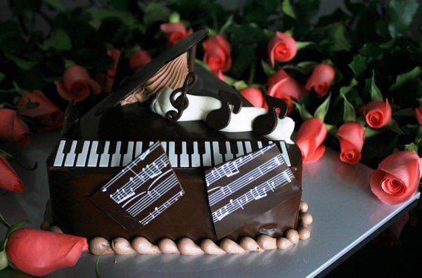 Ален Делон дарит цветы