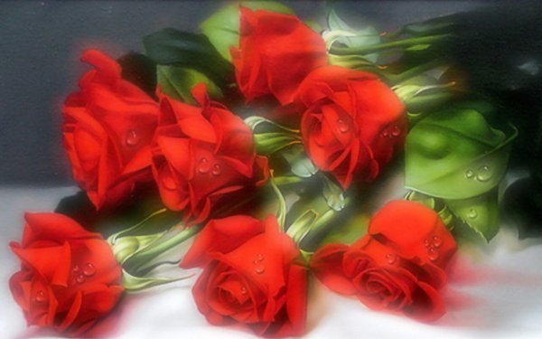 Мужчина с цветами