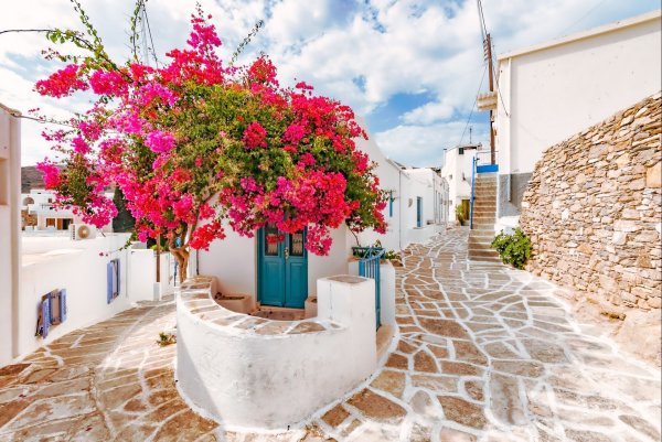Улочки острова Парос Греция