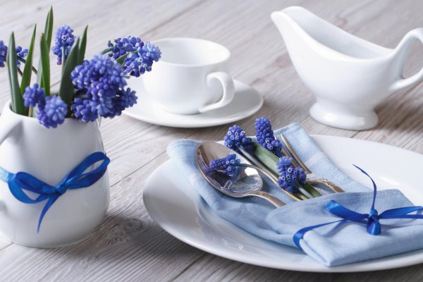 Весенняя сервировка